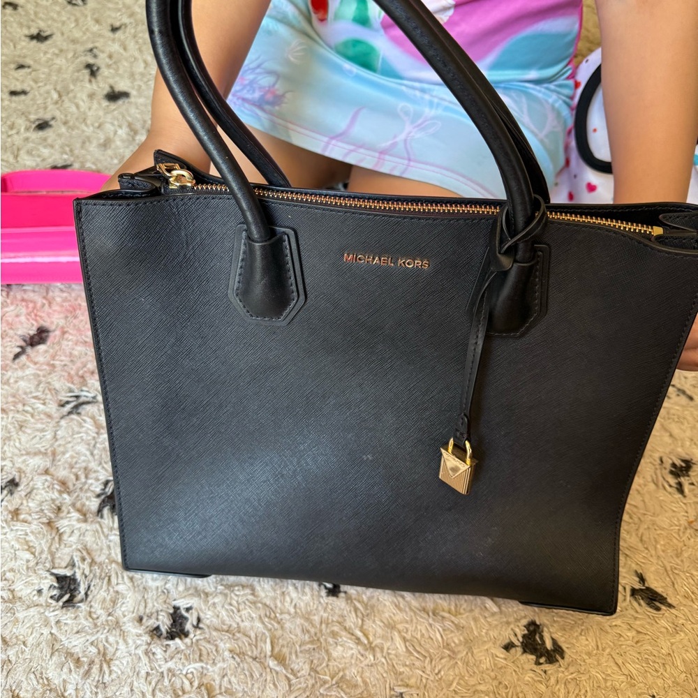 Michael Kors Black Saffiano Leather Tote
